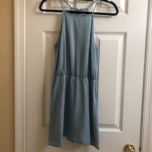 Garage Light Blue Denim Dress